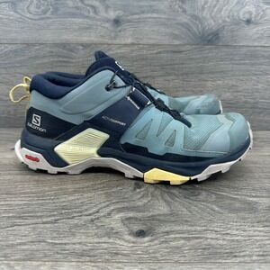 Salomon X Ultra 04W Hiking Shoes Womens 9 Blue Navy ActiveSupport 416228